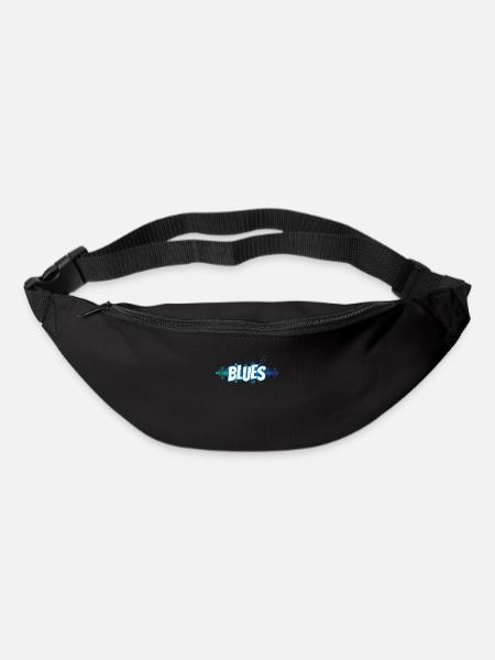 Blues Music Genre Trumpet Jazz - Bum bag - black