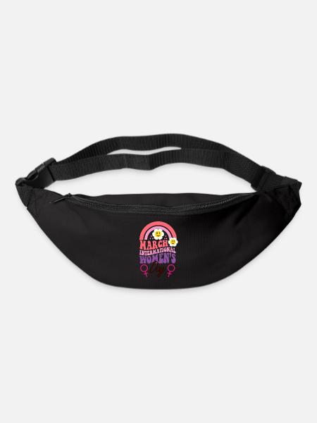 Women Empowerment International Womens Day - Bum bag - black