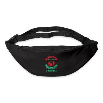ATTENTION TO HEALTH IS LIFE S GREATEST HINDRANCE - Bum bag - black - Front