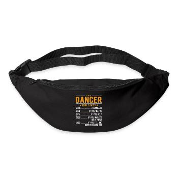 Dancers Hourly Wage - Bum bag - black - Front
