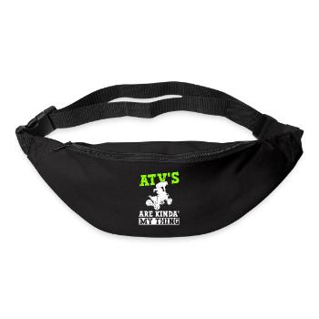 Quad Quadfahrer - Sac banane - noir - Devant