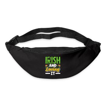 Irish And Loving It St Patricks Day Shamrock - Gürteltasche - Schwarz - Vorne