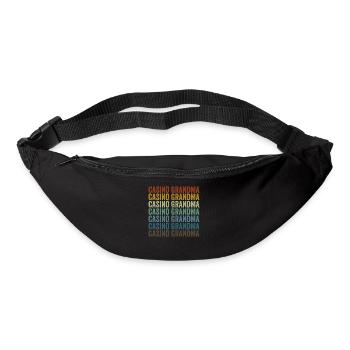 Casino Grandma Machine à sous Casino Lover Grandma - Sac banane - noir - Devant