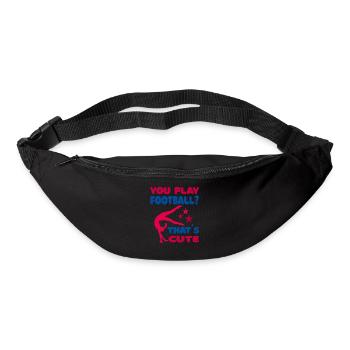 Gymnaste Gymnastique Gymnastique Club de gymnastique filles - Sac banane - noir - Devant