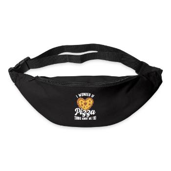 Pizza Baker Cadeau Italie Pizza Lovers Pizza - Sac banane - noir - Devant