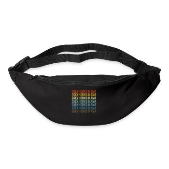 Greyhound Mama Greyhound Hundeliebhaberin Mama - Gürteltasche - Schwarz - Vorne