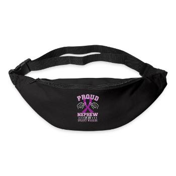 Proud Nephew Of An Epilepsy Warrior - Bum bag - black - Front