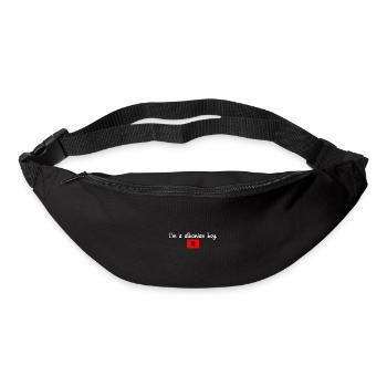 I'm a albanian boy - Gürteltasche - Schwarz - Vorne