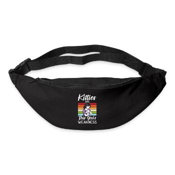 Gift Cat Owner Cat Gift - Bum bag - black - Front