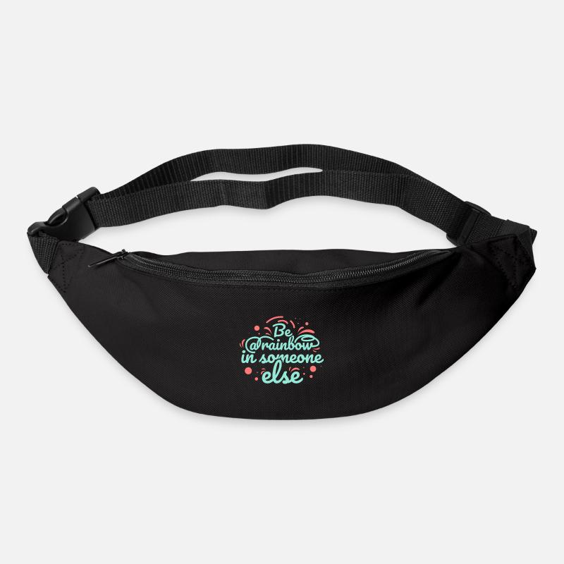 Be a rainbow Kindness - Gürteltasche - Schwarz