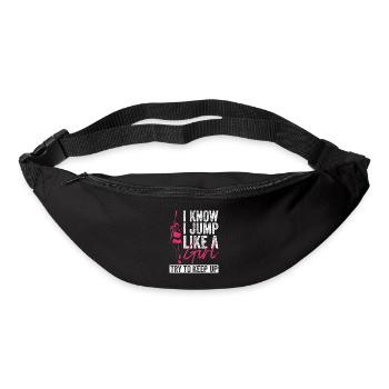 Stabhochspringer Mädchen Stabhochsprung - Bum bag - black - Front