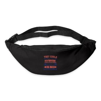 THEY COULD NOT REPAESENT NATIONAL TEAM IN ANY - Bum bag - black - Front