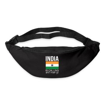 Citation Inde - Sac banane - noir - Devant