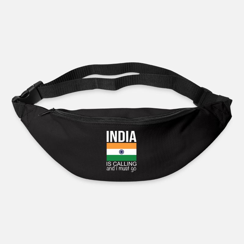 Indien Spruch - Gürteltasche - Schwarz