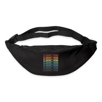 Clarinette Maman Clarinette Joueuse Maman - Sac banane - noir - Devant