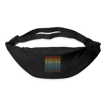 Easily distracted by Hereford's Hereford cow cattle - Bum bag - black - Front