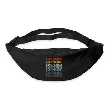 Family Cruise Cruise Holiday Cruise Kr - Bum bag - black - Front