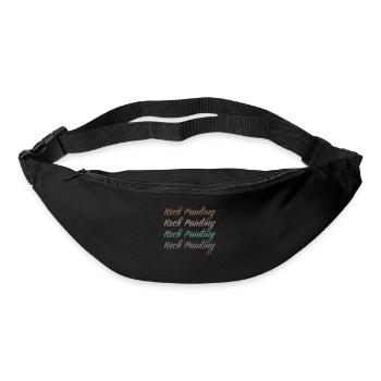 Rock Painting - Bum bag - black - Front