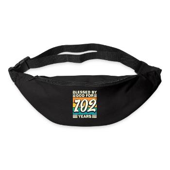 102 Birthday Gift Years Funny Saying - Bum bag - black - Front