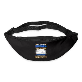Shérif adjoint à la retraite Policier à la retraite - Sac banane - noir - Devant