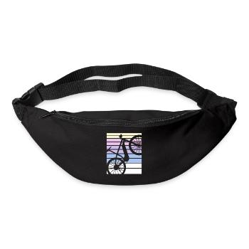 E-Bike Bike Cyclist Gift Bike Cyclist - Bum bag - black - Front