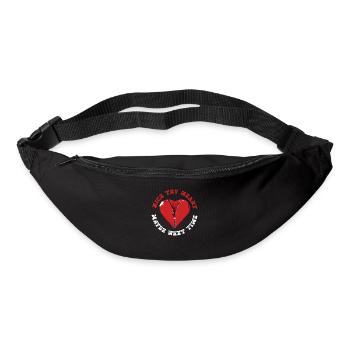 Herz OP Herztransplantation Herzinfarkt Patient - Sac banane - noir - Devant