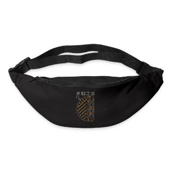 Knitting Knitter My Perfect Day - Gürteltasche - Schwarz - Vorne