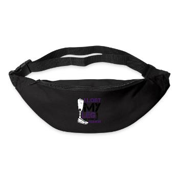 I lost my leg not my sense of humor - Gürteltasche - Schwarz - Vorne