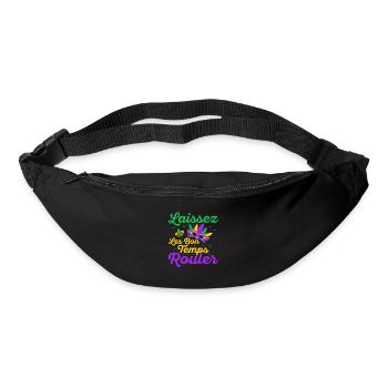 Laissez Les Bon Temps Rouler Mardi Gras Party - Bum bag - black - Front