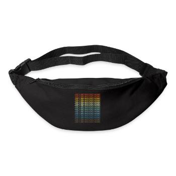 Seulement un garçon qui aime les vers Vermiculture - Sac banane - noir - Devant