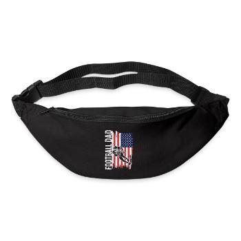 Footballeur Père Papa Joueur de football Cadeau - Sac banane - noir - Devant