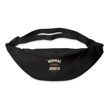 Christian Normal Isn't Coming Back Jesus Is - Bum bag - black - Front