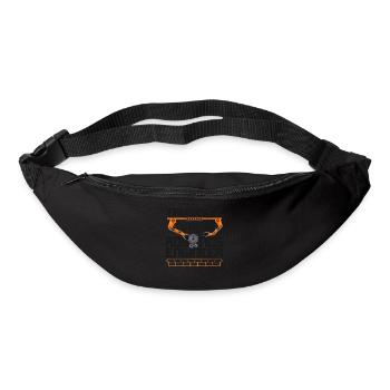 Ingénieur Robotique Robot Vintage - Sac banane - noir - Devant