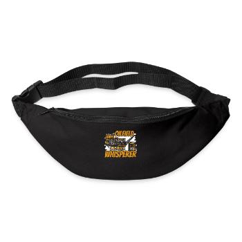 Ölfeld Bohrinsel Witzig - Gürteltasche - Schwarz - Vorne