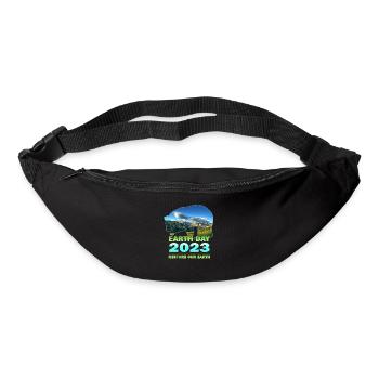 Restaurer notre Terre pour la célébration du Jour de la Terre 2023 - Sac banane - noir - Devant
