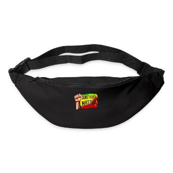Juneteenth Matters African American 1865 Black - Gürteltasche - Schwarz - Vorne
