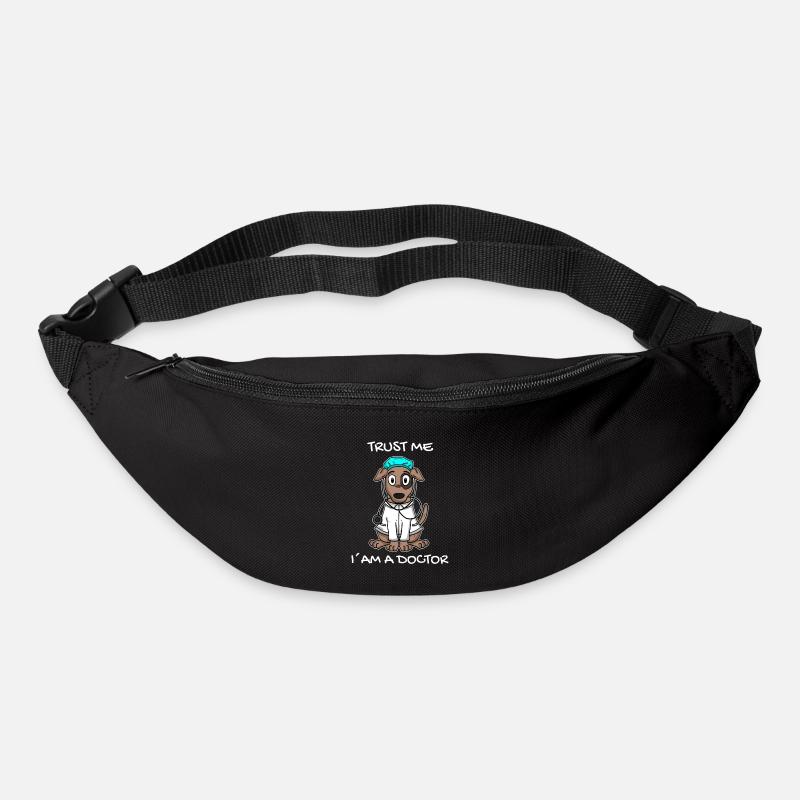 Tier Tierarzt Tiermedizin Geschenk - Gürteltasche - Schwarz