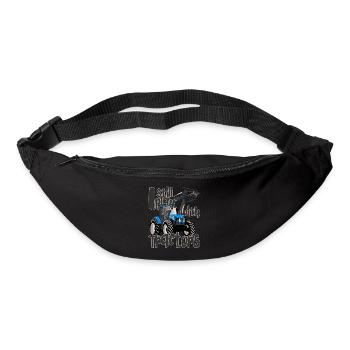 I'm still playing with cool blue tractors - Bum bag - black - Front