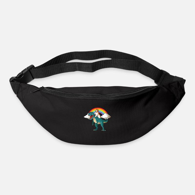 Chien Fox Terrier à poil dur - Sac banane - noir