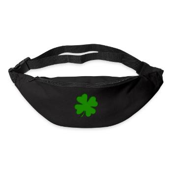 St Patrick - Trèfle - Trèfle - Sac banane - noir - Devant