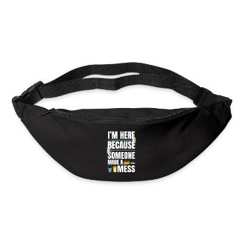 Drôle de ménage - Sac banane - noir - Devant