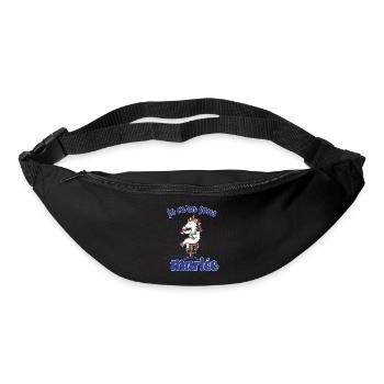Je M'en Fous Je Suis La Future Mariée EVJF Mariage - Sac banane - noir - Devant