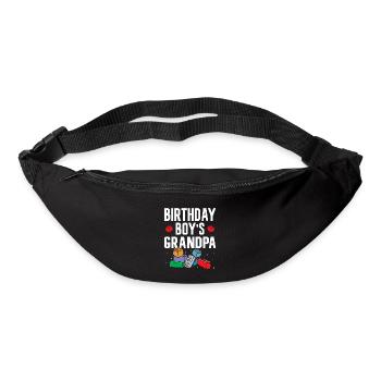 Geburtstagskind Opa Bauklötze - Gürteltasche - Schwarz - Vorne