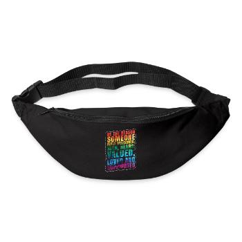 LGBT Quote - Bum bag - black - Front