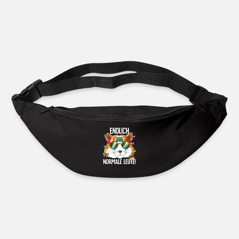 Endlich Normale Leute Hippie Goa Rave - Gürteltasche - Schwarz