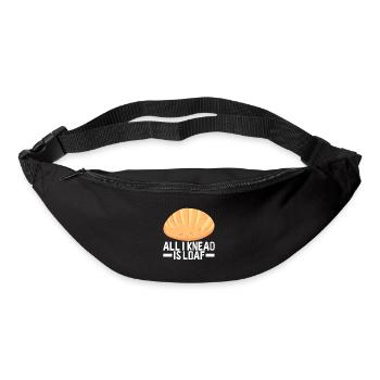 Bäcker Bäckerei Backen - Gürteltasche - Schwarz - Vorne