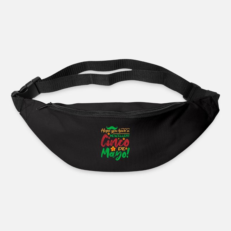 MEXCELLENT CINCO DE MAYO - Sac banane - noir