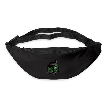Gartenhaus Hütte Haus wohnen Immobilie bauen - Gürteltasche - Schwarz - Vorne
