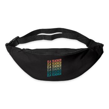 Retro Vintage ELA Teacher For English Language - Bum bag - black - Front