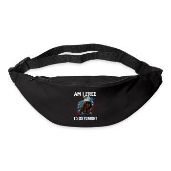 On I Free to Go Tonight Patriotic American USA - Sac banane - noir - Devant